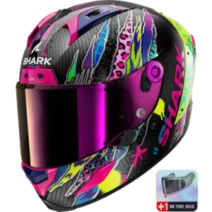 Shark Aeron Fawn Carbon Violet Geel